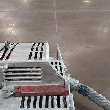 Soff-Cut green saw on a fresh slab